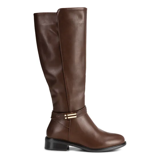 Botas Largas Planas Hermosa De Moda Para Mujer Dama Weide