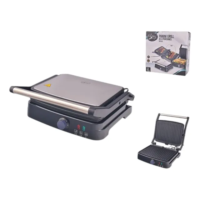 Sanduchera Panini Electric Life 4 Sándwiches Promocion
