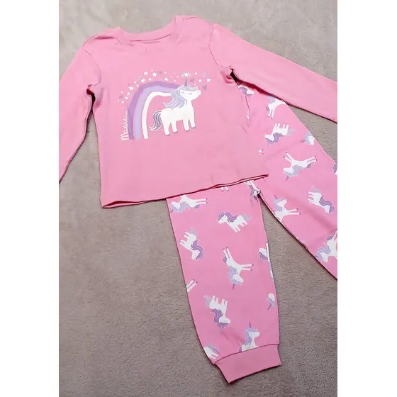 Pijama Rosa De Unicornio Talla 2-3 Años