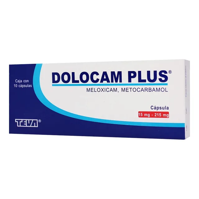 Dolocam Plus Cápsulas 15 Mg/215 Mg, 10 Cápsulas