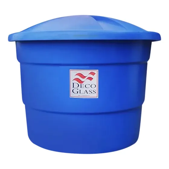 Tanque Conico 2000 Litros Decoglass Azul