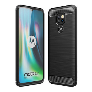 Funda Fibra Carbono Y Vidrio Templado Para Motorola G9 Play Funda Fibra Carbono Y Vidrio Templado Para Motorola G9 Play
