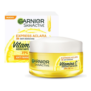 Crema Garnier Express Aclara Antimanchas Con Vitamina C 50ml Crema Garnier Express Aclara Antimanchas Con Vitamina C 50ml