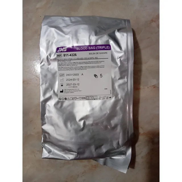 Bolsas Recolectora De Sangre Jms