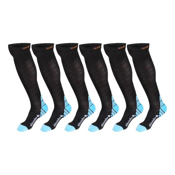 3 Pares Calcetines De Compresión  Infusión Cobre 15-20mmhg