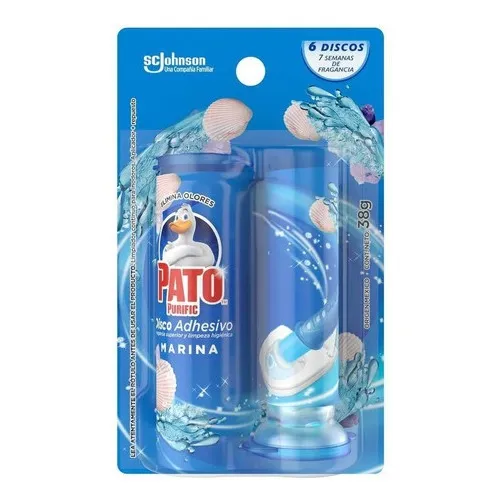 Pato Marina Gel Inodoro Discos Activos Aparato Rto 6 Discos