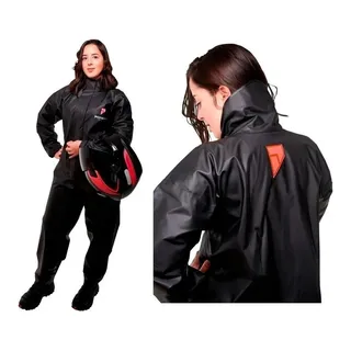 Capa De Chuva Pvc Motoqueira Feminina Com Gola Pvc Pioneira Capa De Chuva Pvc Motoqueira Feminina Com Gola Pvc Pioneira