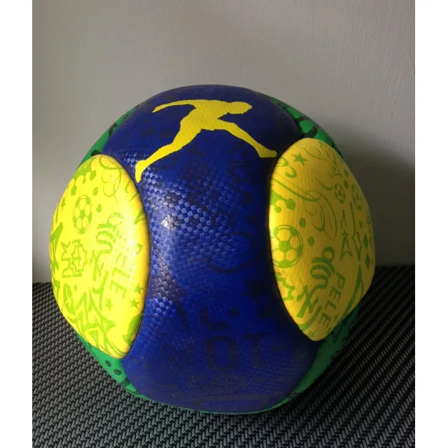 Balon De Futbol Verde/amarillo/azul + Regalo