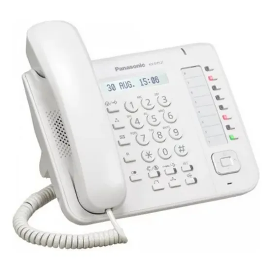 Teléfono Ip Kx Nt551x Panasonic Color Blanco