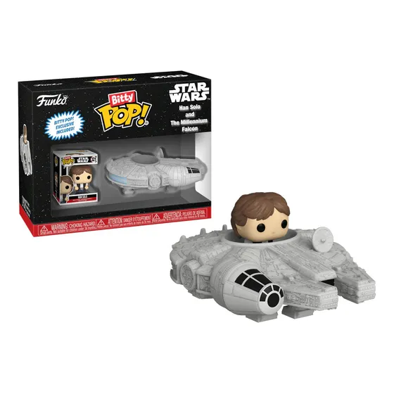Bitty Pop! Star Wars Han Solo N The Millennium Falcon (ride)