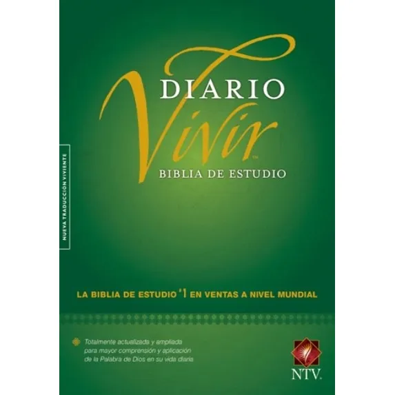 Biblia De Estudio Diario Vivir Ntv - Tapa Dura