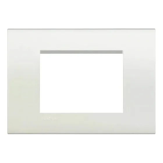 Placa Tapa Rectangular 3 Módulos Blanco Bticino Lna4803bi