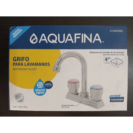 Llave Para Lavamanos Acabado Cromado