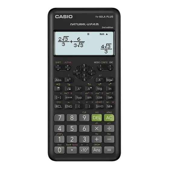 Calculadora científica Casio FX-82LA Plus -2 color negro