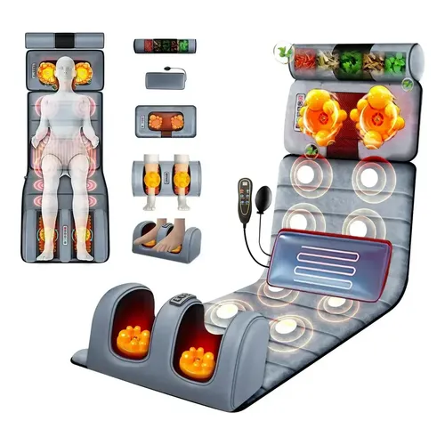 Esteira Massageadora Relaxmedic Shiatsu Vibração Aquecimento