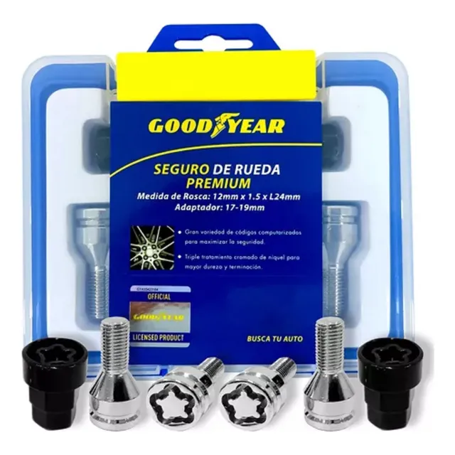 Tuercas Antirrobo Para Para Peugeot Partner-207-208-308-2008