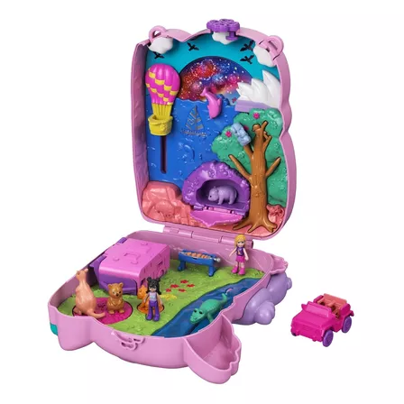 Set De Juego Polly Pocket Estuche Bolso Aventuras De Koala