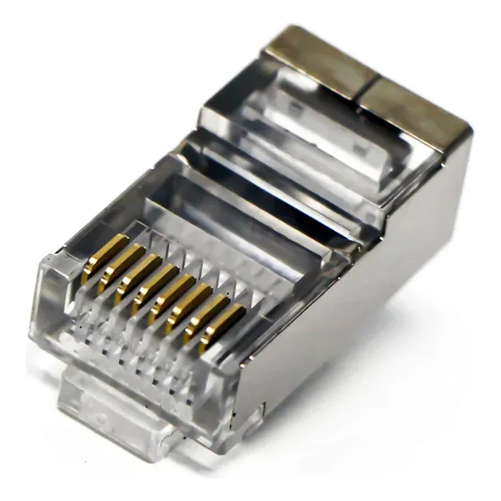 20 Fichas Rj45 Utp Cat 6 Ftp Blindado Macho