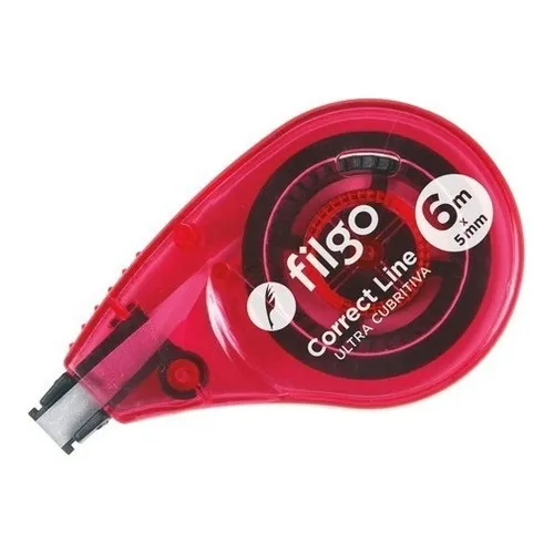 Corrector En Cinta 5 Mm X 6 Metros Filgo Correct Line
