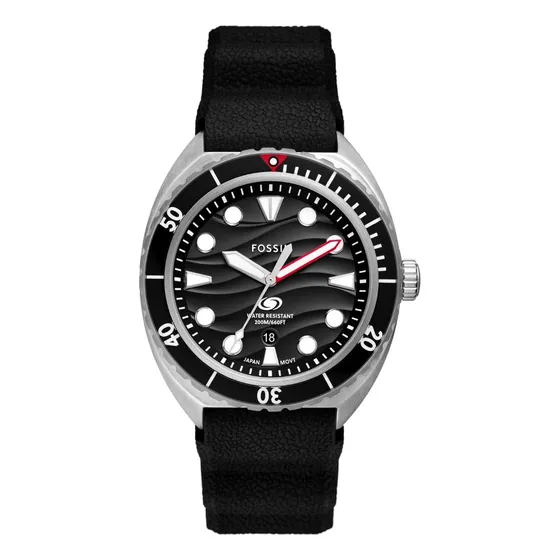 Reloj Fossil Negro Fs6062 Negro Negro Negro