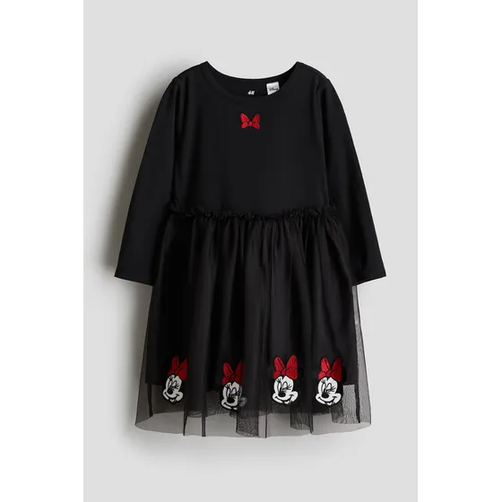Vestido H&m De Minnie Mouse Para Niñas