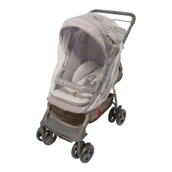 Carrito de cuna de tul portátil Mosquito Net con elástico de color blanco | Cuotas sin interés