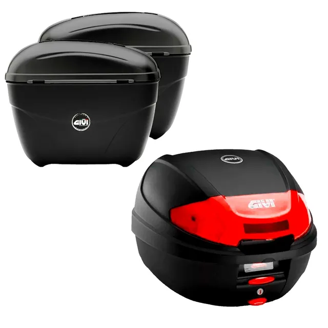 Kit Baules Givi Top Case 30 Lts + Laterales 21 Lts Fas Motos