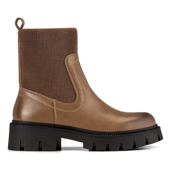Botas Dama Botines Negras Mujer Plataforma Weide