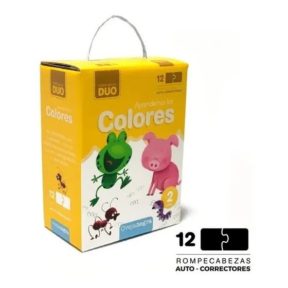 Rompecabezas Duo Aprendemos Los Colores Asociación Autocorreción