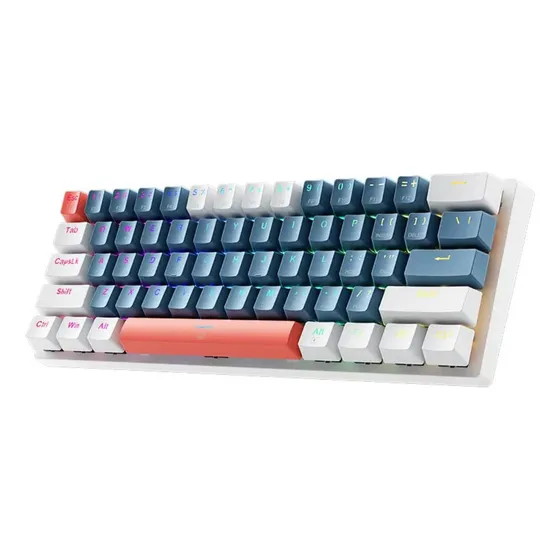 Teclado Mecânico Machenike K500-b61 C/ Fio - Blue Switch