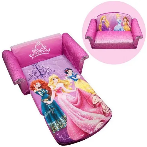 Mini Sofa Cama 2 En 1 Marshmallow Princesa Disney Niñas