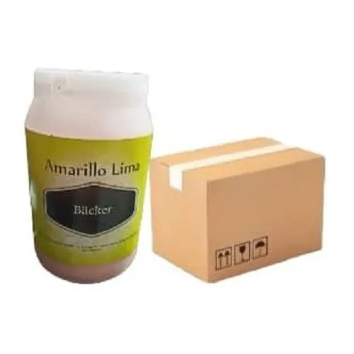 Colorante En Polvo Vegetal Backer Amarillo Lima X Caja 12und