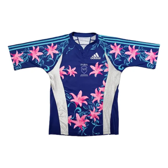 Camiseta Stade Francais 2008 adidas Rugby Francia París Xl