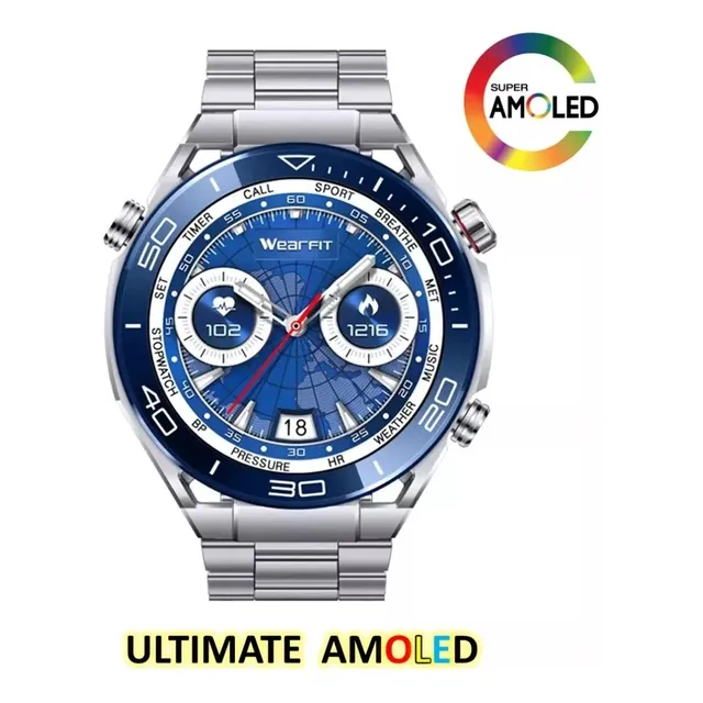 Reloj Smartwatch Hw5 Ultimate Amoled Version2023 Y 3 Correas