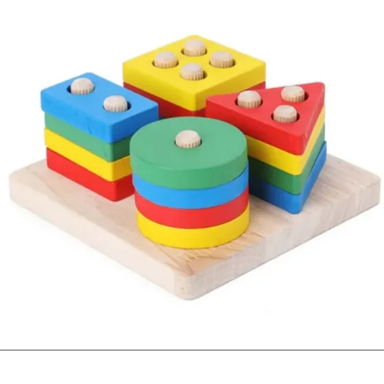 Juego Montessori De Encaje