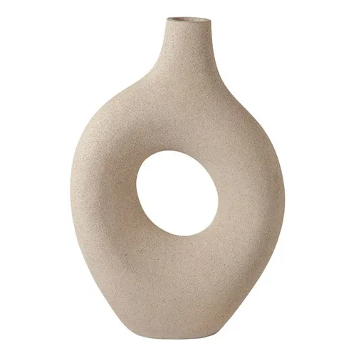 Vaso Vazado Em Poliresina Off White