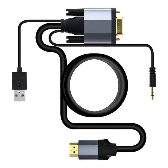 1 Proyector De Computadora Portátil Con Cable De Video Vga