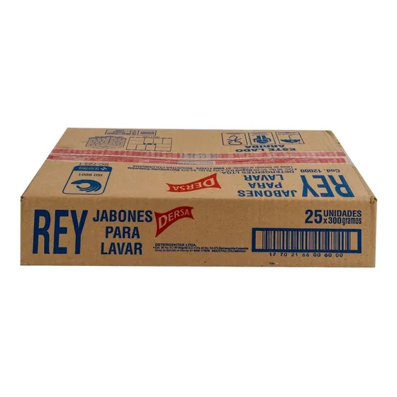 Jabon Rey Original Caja X25 Barras 300gr