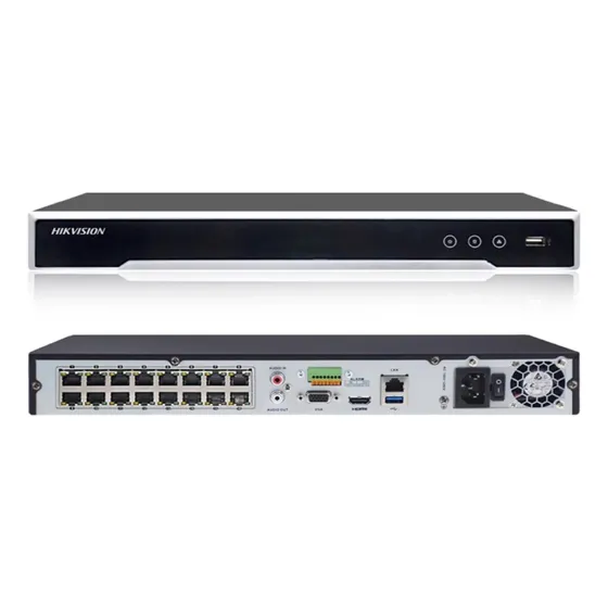 Nvr Hikvision 16ch Poe 