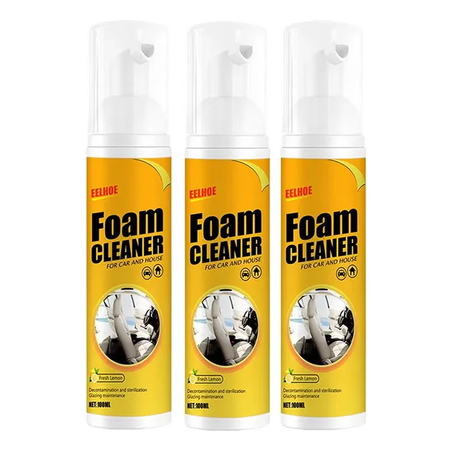 Limpiador De Espuma En Aerosol Para Automóvil, 3 Piezas