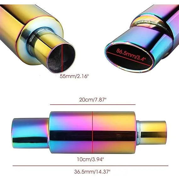 Muffler Escape Resonador Hk Tornasol