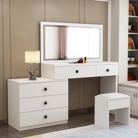 Tocador Maquillador  Cómoda Escritorio Fábrica Tm-207