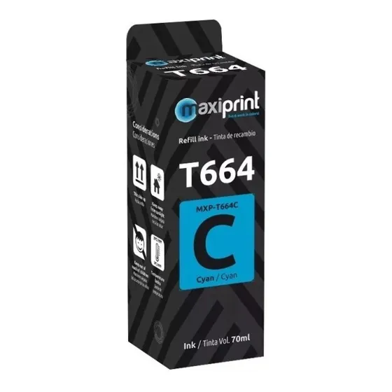 Tinta Epson T664 L110 L200 L210 L350 L355 Et 4550 L555