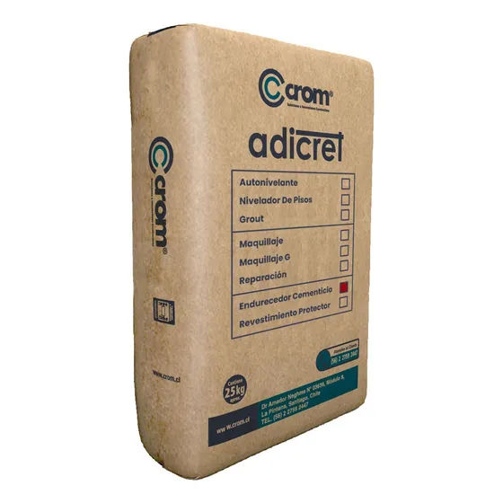 Endurecedor Cementicio Para Pisos De Hormigón Saco 25 Kg