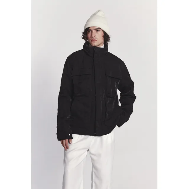 Campera Parka Arcadia Cazadora Hombre Nylon Capucha