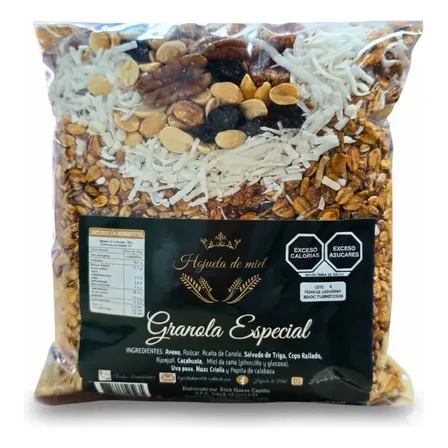 Granola Especial Hojuela De Miel De 1 Kg