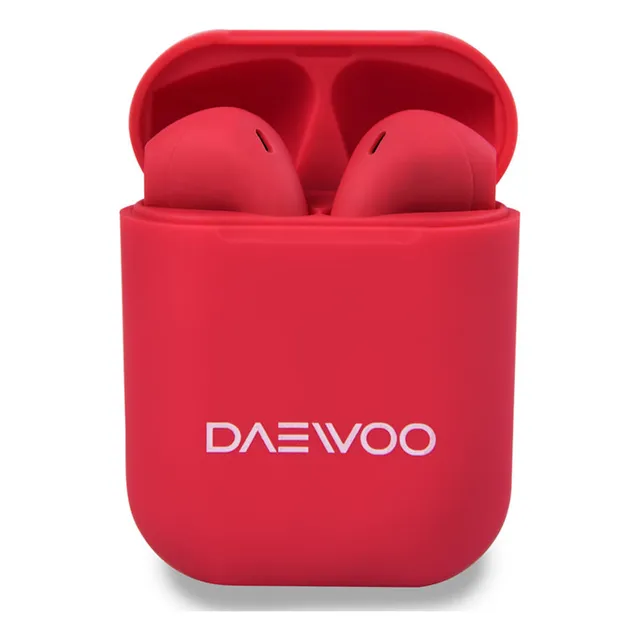 Auricular Inalámbrico Bluetooth 5.0 Tws Daewoo Prix Rojo