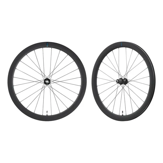 Rodas Shimano Rs710 Disc Carbon de 700 velocidades, 24 radios (105) c46, color negro
