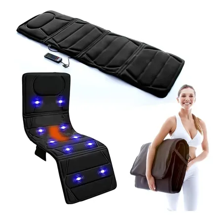 Esteira Massageadora Com Aquecimento E Vibração Relaxmedic Preto 127/220v