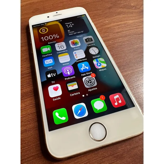iPhone 6s 128 Gb 3gb 12mpx Video 4k Gps Apple A9 100% Saude